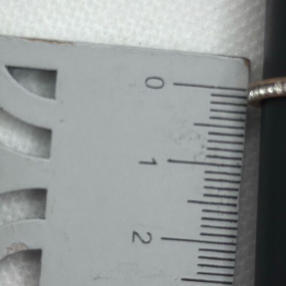 NWOT Size 9 1/4 Stainless steel eternity band with zircon - Picture 3 of 4